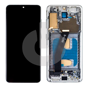 Дисплей с тачскрином для Samsung S20 (G980F) в рамке серый In-Cell фото