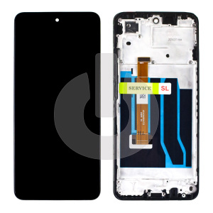Дисплей с тачскрином для Realme C75 4G (RMX3941) в рамке черный ORG фото