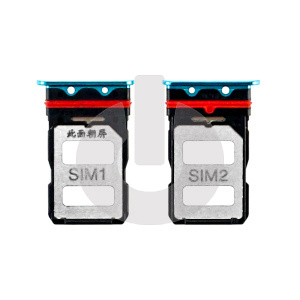 Лоток Sim для Xiaomi Poco F2 Pro (M2004J11G) синий фото