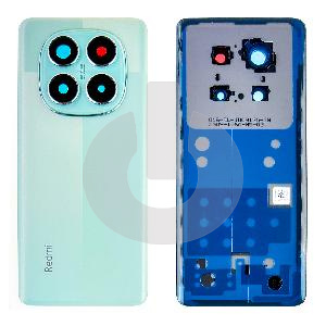 Крышка задняя для Xiaomi Redmi Note 14 Pro 5G (24090RA29G) со стеклом камеры зеленая фото