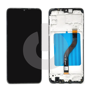 Дисплей с тачскрином для Samsung A20s (A207F) в рамке черный ORG фото