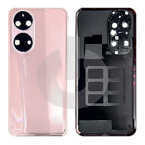 Крышка задняя для Huawei P50 (ABR-LX9) со стеклом камеры золотая фото