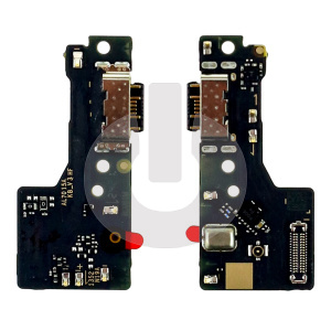 Шлейф/ плата зарядки для Xiaomi Redmi 13 4G (24040RN64Y)/ Poco M6 4G (2404APC5FG) системный разъем/ микрофон ORG фото