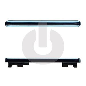 Кнопка (толкатель) громкости для Xiaomi Redmi Note 10 Pro (M2101K6G) голубая фото