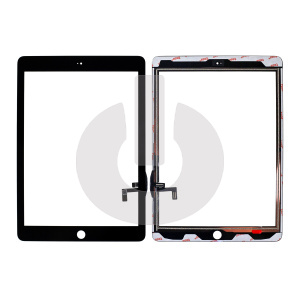 Тачскрин для iPad Air/ iPad 5 9.7" (2017) (A1474/ A1475/ A1476/ A1822/ A1823) (G+OCA PRO) с кнопкой Home черный АКЦИЯ фото