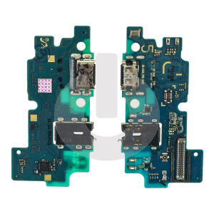 Шлейф/ плата зарядки для Samsung A50 (A505F) системный разъем/ микрофон/ разъем гарнитуры ORG фото