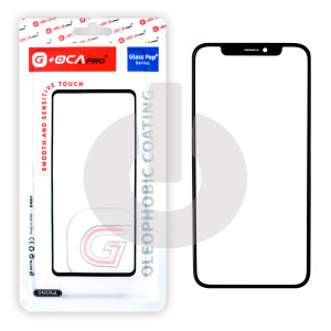 Стекло для переклейки iPhone XS Max (G+OCA PRO) черное фото