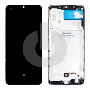 Дисплей с тачскрином для Samsung A32 (A325F) в рамке черный OLED MasterGo фото