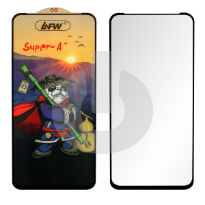 Стекло защитное для Realme 12 4G (RMX3871) (Super A+) черное фото