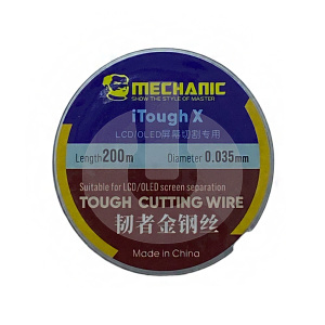 Струна для срезки стекла MECHANIC iThough X (0.035мм х 200м) АКЦИЯ фото