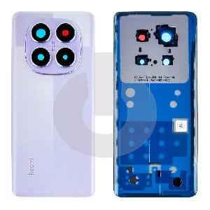 Крышка задняя для Xiaomi Redmi Note 14 Pro 5G (24090RA29G) со стеклом камеры фиолетовая фото
