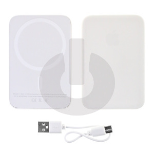 Беспроводная зарядка для iPhone MagSafe 15W + Power Bank 5000 mAh фото