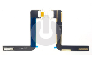 Шлейф/ плата зарядки для iPad Air (A1474)/ iPad 5 9.7" 2017 (A1822)/ iPad 6 9.7" 2018 (A1893) системный разъем белый ORG фото