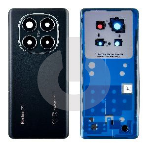 Крышка задняя для Xiaomi Redmi Note 14 Pro 5G (24090RA29G) со стеклом камеры черная фото