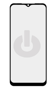 Стекло для переклейки Tecno Spark 8C (KG5K/ KG5J) с OCA пленкой черное АКЦИЯ фото