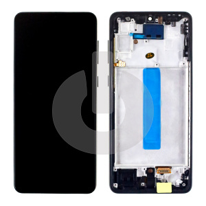 Дисплей с тачскрином для Samsung A33 5G (A336B) в рамке черный In-Cell фото