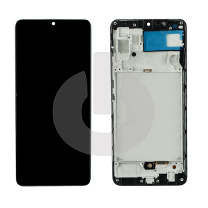 Дисплей с тачскрином для Samsung A32 (A325F) в рамке черный In-Cell фото