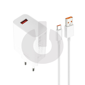 Зарядное устройство для Xiaomi (120W) Type-C белое фото