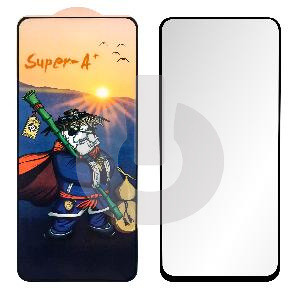 Стекло защитное для Samsung S21 FE (G990B) (Super A+) черное фото