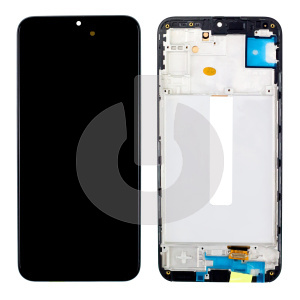Дисплей с тачскрином для Samsung M34 5G (M346B) в рамке черный OLED FULL SIZE фото