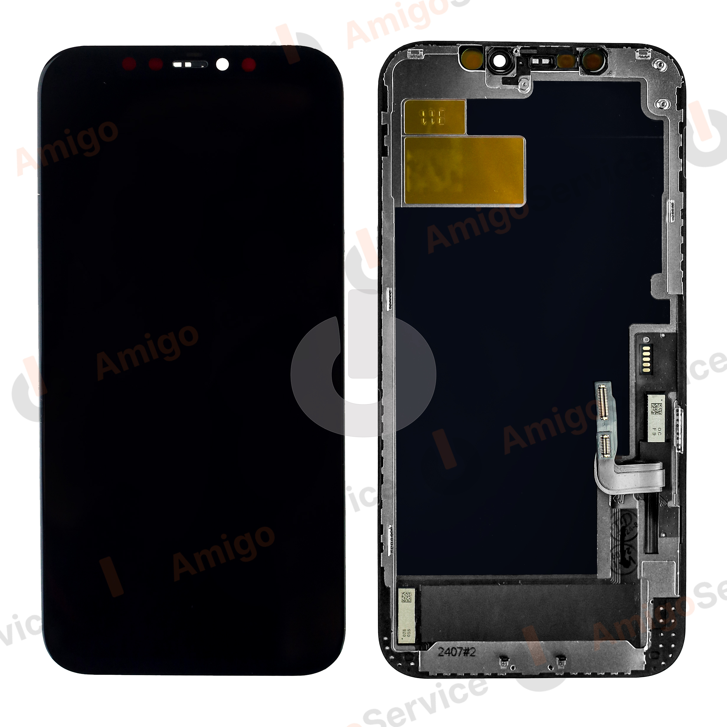 Дисплей с тачскрином для iPhone 12/ iPhone 12 Pro черный In-Cell фото