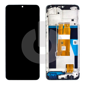 Дисплей с тачскрином для Realme Note 60 (RMX3933)/ Note 60x (RMX3938) в рамке черный ORG фото