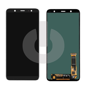 Дисплей с тачскрином для Samsung J8 2018 (J810F) черный OLED FULL SIZE фото