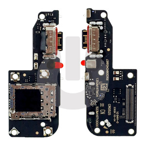Шлейф/ плата зарядки для Xiaomi Poco F5 (23049PCD8G) системный разъем/ микрофон/ коннектор SIM фото