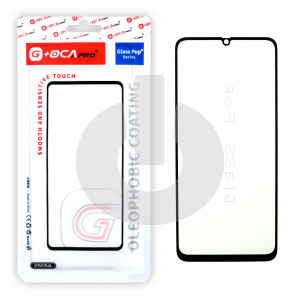 Стекло для переклейки Samsung A70 (A705F) (G+OCA PRO) черное фото
