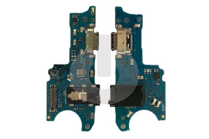 Шлейф/ плата зарядки для Samsung A02s (A025F)/ A03s (A037F) системный разъем/ микрофон/ разъем гарнитуры фото