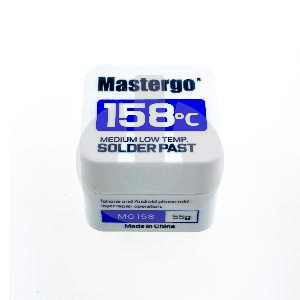 Паста паяльная MasterGo MG158 (55г х 158°C) фото