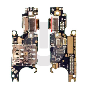 Шлейф/ плата зарядки для Huawei Pura 70 (ADY-LX9/ADY-AL00) системный разъем/ микрофон/ разъем гарнитуры фото