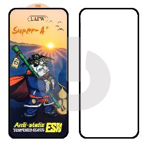 Стекло защитное для Tecno Camon 40 4G (CM5)/ Infinix Note 50 Pro 4G (X6855)/ 50 Pro+ 5G (X6856) (Super A+) черное фото