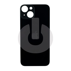 Крышка задняя для iPhone 14 (с большим вырезом) черная фото