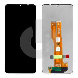 Дисплей с тачскрином для Samsung A07 (A075F) черный ORG фото