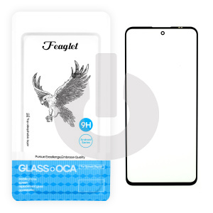 Стекло для переклейки Xiaomi Poco F5 Pro (23013PC75G) (FEAGLET) черное фото
