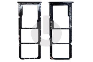 Лоток Sim для Samsung A51 (A515F)/ A71 (A715F) черный фото